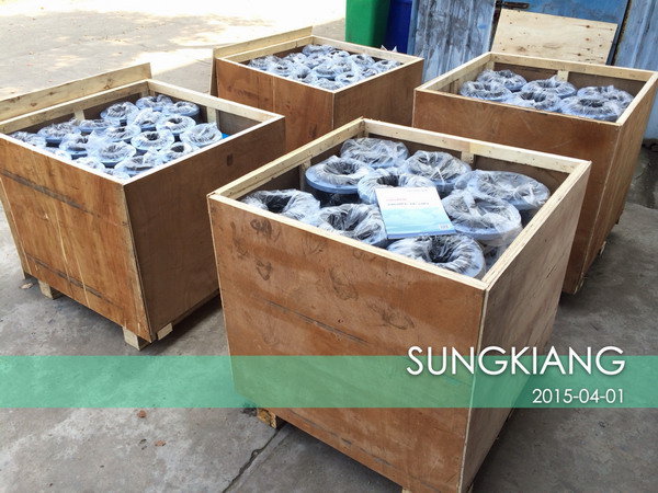 出口孟加拉國KODDA電廠項目的EPDM橡膠接頭