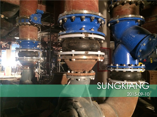 【蘇州姑蘇金茂府項目】采用上海淞江橡膠接頭案例