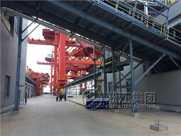 【太倉鑫海卸煤碼頭】消防管線雙球橡膠接頭案例