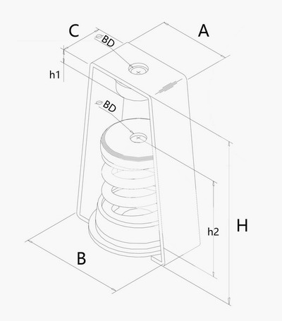 HTA吊式彈簧減震安裝說明 HTA吊式彈簧減震安裝說明