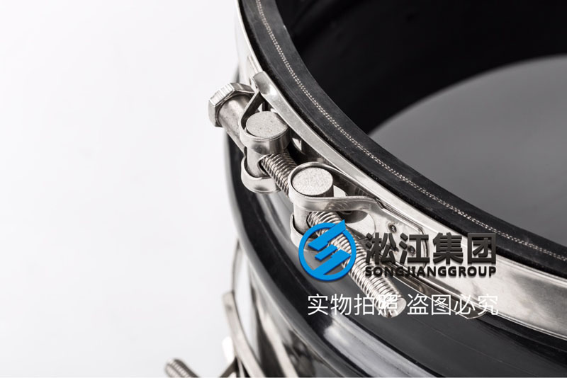 電廠風機配套卡箍式橡膠膨脹節“高溫200度”