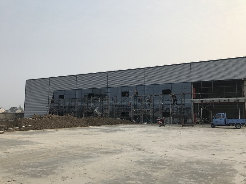 淞江集團南通工廠工程進入收尾工作