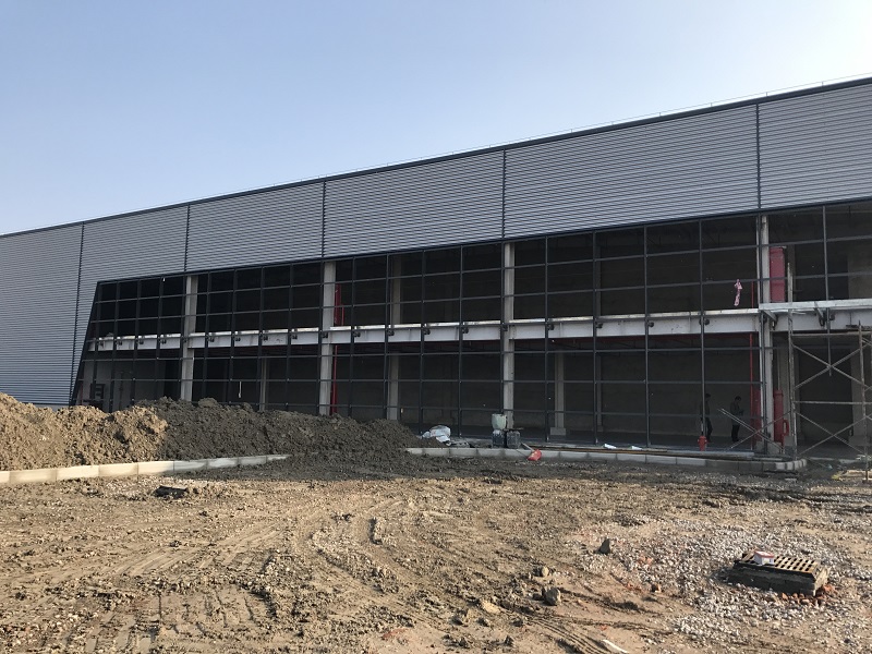 淞江集團南通工廠工程進入收尾工作