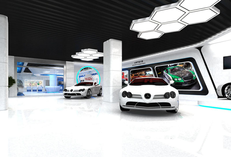 淞江集團南通工廠展廳設計第一輪方案效果圖曝光