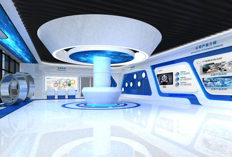 淞江集團南通工廠展廳設計第一輪方案效果圖曝光