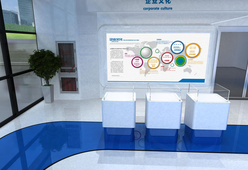 淞江集團南通工廠展廳設計第一輪方案效果圖曝光