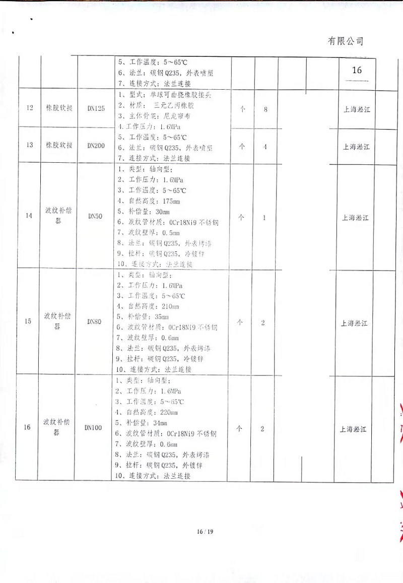 【揚(yáng)州佳源廣場(chǎng)項(xiàng)目】橡膠接頭合同