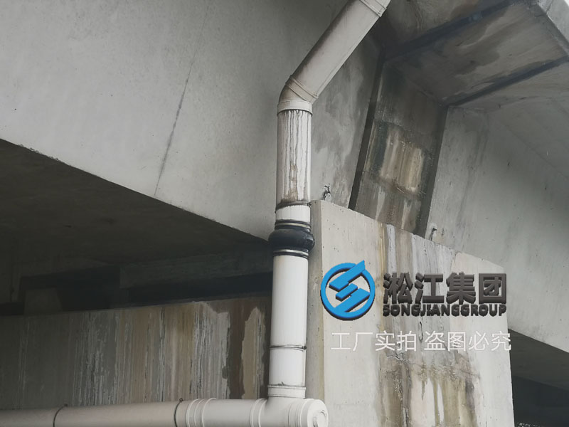上海嘉閔高架通車兩年后查看排水管橡膠軟連接使用情況