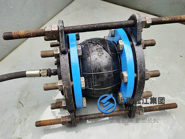 DN150橡膠接頭爆破試驗 通過美國ABS船級社檢測 XW型 限位橡膠接頭